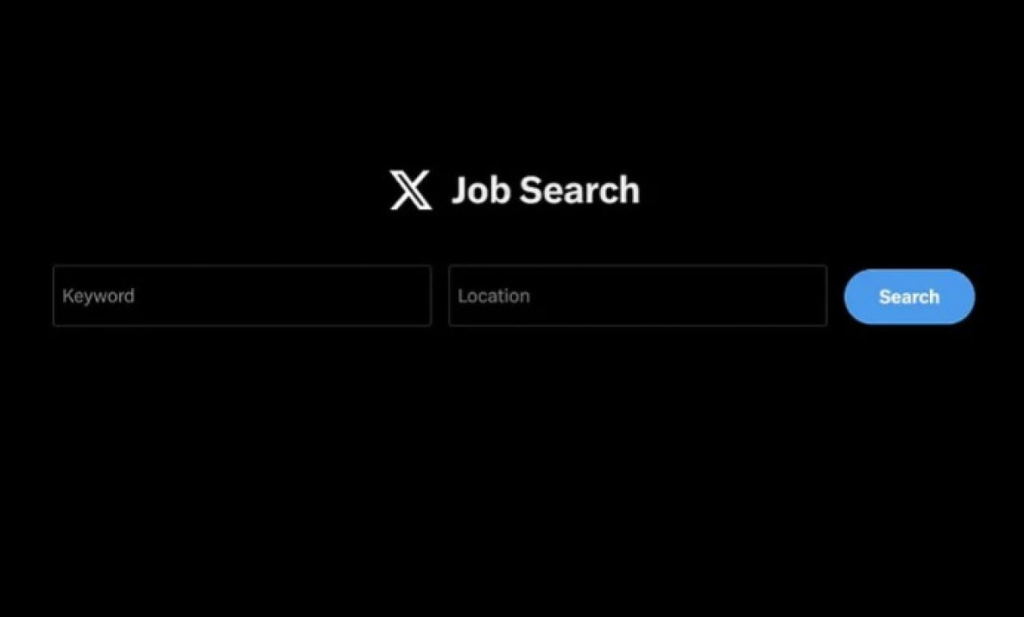X lanson një vegël kërkimi pune.