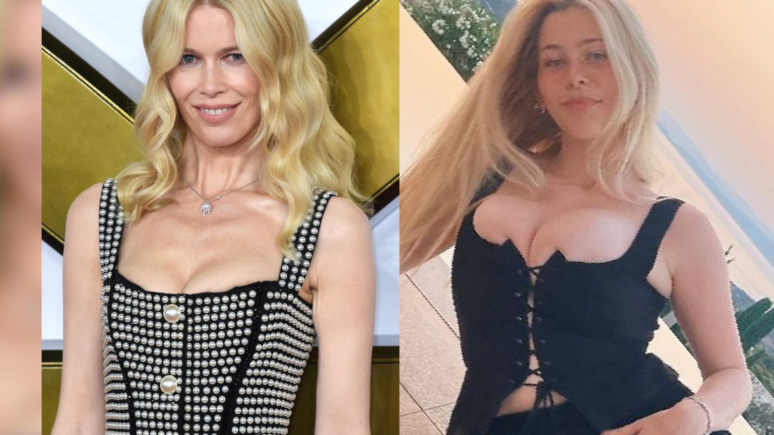 Vajzën e Claudia Schiffer e cilësojnë si binjaken e saj